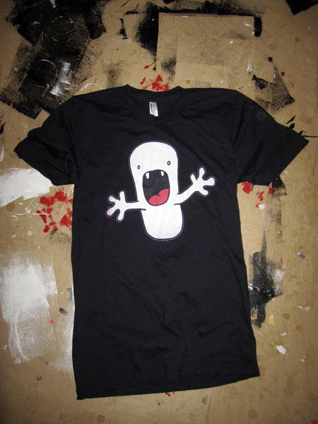 T-Shirt Ghost . black 