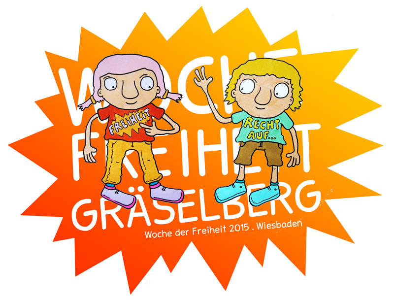 Logo . Woche der Freiheit auf dem Gräselberg . 2015.06 