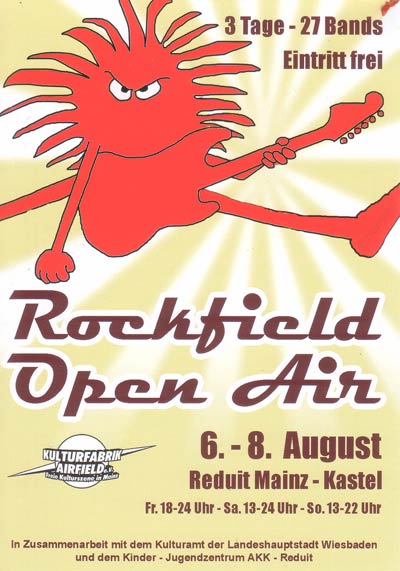 Rockfild Open-Air 2010 in der Reduit Flyer 